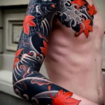 японское тату на руке 26.11.2019 №024 -japanese arm tattoo- tatufoto.com