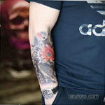 японское тату на руке 26.11.2019 №040 -japanese arm tattoo- tatufoto.com