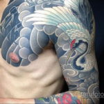 японское тату на руке 26.11.2019 №055 -japanese arm tattoo- tatufoto.com