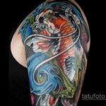 японское тату на руке 26.11.2019 №060 -japanese arm tattoo- tatufoto.com