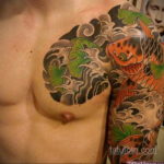 японское тату на руке 26.11.2019 №091 -japanese arm tattoo- tatufoto.com