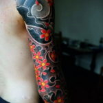 японское тату на руке 26.11.2019 №093 -japanese arm tattoo- tatufoto.com