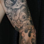 японское тату на руке 26.11.2019 №095 -japanese arm tattoo- tatufoto.com