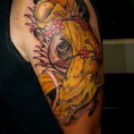 японское тату на руке 26.11.2019 №097 -japanese arm tattoo- tatufoto.com