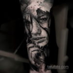 на фото татуировка в стиле Хоррор 12.12.2019 №077 -horror tattoo- tatufoto.com