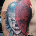 на фото татуировка в стиле Хоррор 12.12.2019 №101 -horror tattoo- tatufoto.com