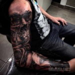 на фото татуировка в стиле Хоррор 12.12.2019 №102 -horror tattoo- tatufoto.com