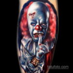 на фото татуировка в стиле Хоррор 12.12.2019 №114 -horror tattoo- tatufoto.com