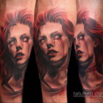 на фото татуировка в стиле Хоррор 12.12.2019 №124 -horror tattoo- tatufoto.com