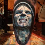 на фото татуировка в стиле Хоррор 12.12.2019 №125 -horror tattoo- tatufoto.com