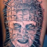 на фото татуировка в стиле Хоррор 12.12.2019 №131 -horror tattoo- tatufoto.com