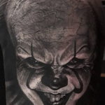 на фото татуировка в стиле Хоррор 12.12.2019 №138 -horror tattoo- tatufoto.com