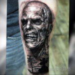 на фото татуировка в стиле Хоррор 12.12.2019 №175 -horror tattoo- tatufoto.com