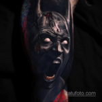 на фото татуировка в стиле Хоррор 12.12.2019 №193 -horror tattoo- tatufoto.com
