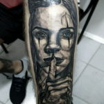 на фото татуировка в стиле Хоррор 12.12.2019 №204 -horror tattoo- tatufoto.com