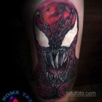 на фото татуировка в стиле Хоррор 12.12.2019 №221 -horror tattoo- tatufoto.com