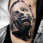 на фото татуировка в стиле Хоррор 12.12.2019 №226 -horror tattoo- tatufoto.com