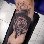 на фото татуировка в стиле Хоррор 12.12.2019 №230 -horror tattoo- tatufoto.com