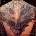 на фото татуировка в стиле Хоррор 12.12.2019 №291 -horror tattoo- tatufoto.com