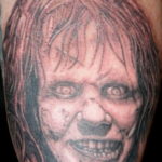 на фото татуировка в стиле Хоррор 12.12.2019 №302 -horror tattoo- tatufoto.com