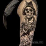 на фото татуировка в стиле Хоррор 12.12.2019 №306 -horror tattoo- tatufoto.com