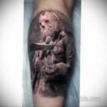 на фото татуировка в стиле Хоррор 12.12.2019 №341 -horror tattoo- tatufoto.com