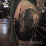 на фото татуировка в стиле Хоррор 12.12.2019 №342 -horror tattoo- tatufoto.com