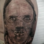 на фото татуировка в стиле Хоррор 12.12.2019 №345 -horror tattoo- tatufoto.com