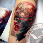 на фото татуировка в стиле Хоррор 12.12.2019 №349 -horror tattoo- tatufoto.com