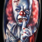 на фото татуировка в стиле Хоррор 12.12.2019 №350 -horror tattoo- tatufoto.com