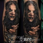 на фото татуировка в стиле Хоррор 12.12.2019 №352 -horror tattoo- tatufoto.com