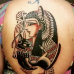 пример рисунка для тату богиня Бастет 02.12.2019 №027 -Bastet tattoo- tatufoto.com