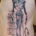 пример рисунка для тату богиня Бастет 02.12.2019 №072 -Bastet tattoo- tatufoto.com