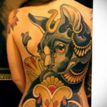 пример рисунка для тату богиня Бастет 02.12.2019 №127 -Bastet tattoo- tatufoto.com