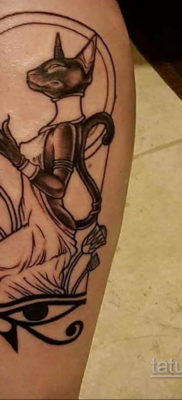 пример рисунка для тату богиня Бастет 02.12.2019 №506 -Bastet tattoo- tatufoto.com