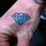 тату диамант для мужчин 02.12.2019 №017 -diamond tattoo for men- tatufoto.com