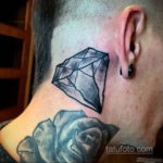 тату диамант для мужчин 02.12.2019 №025 -diamond tattoo for men- tatufoto.com
