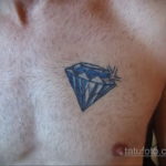 тату диамант для мужчин 02.12.2019 №029 -diamond tattoo for men- tatufoto.com