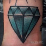 тату диамант на запястье 02.12.2019 №052 -diamond wrist tattoo- tatufoto.com
