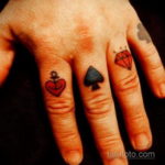 тату диамант на пальце 02.12.2019 №015 -diamond finger tattoo- tatufoto.com