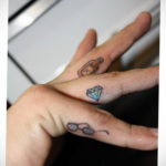 тату диамант на пальце 02.12.2019 №038 -diamond finger tattoo- tatufoto.com