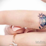 тату диамант на пальце 02.12.2019 №049 -diamond finger tattoo- tatufoto.com
