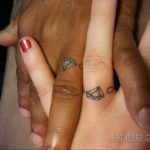 тату диамант на пальце 02.12.2019 №052 -diamond finger tattoo- tatufoto.com