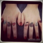 тату диамант на пальце 02.12.2019 №054 -diamond finger tattoo- tatufoto.com