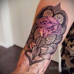 тату диамант на руке 02.12.2019 №019 -diamond tattoo on the arm- tatufoto.com