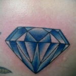 тату диамант на руке 02.12.2019 №039 -diamond tattoo on the arm- tatufoto.com