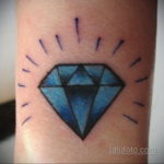 тату диамант на руке 02.12.2019 №047 -diamond tattoo on the arm- tatufoto.com