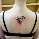 тату для девушек диамант 02.12.2019 №032 -tattoo for girls diamond- tatufoto.com