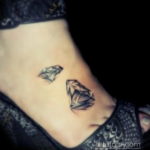 тату для девушек диамант 02.12.2019 №033 -tattoo for girls diamond- tatufoto.com