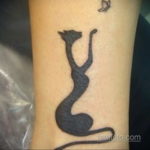 тату египетская богиня кошка 02.12.2019 №705 -Bastet tattoo- tatufoto.com